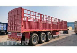 60 Ton Fence Cargo Semi Trailer will be Sent to Tanzania