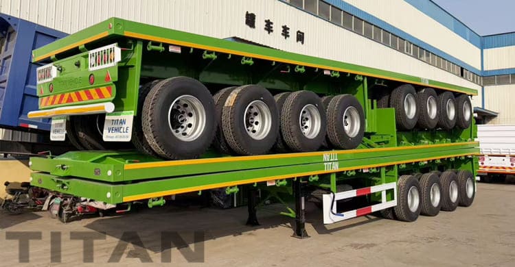 40 Ft Flatbed Container Trailer for Sale in Gabon