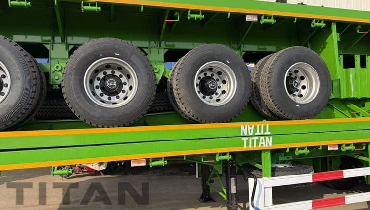 40 Ft Flatbed Container Trailer for Sale in Gabon