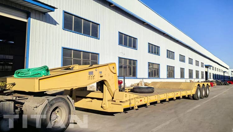 Hydraulic Detachable Gooseneck Trailer for Sale in Zambia