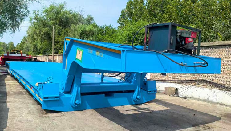 牙买加出售4线8轴可拆卸颈式拖车