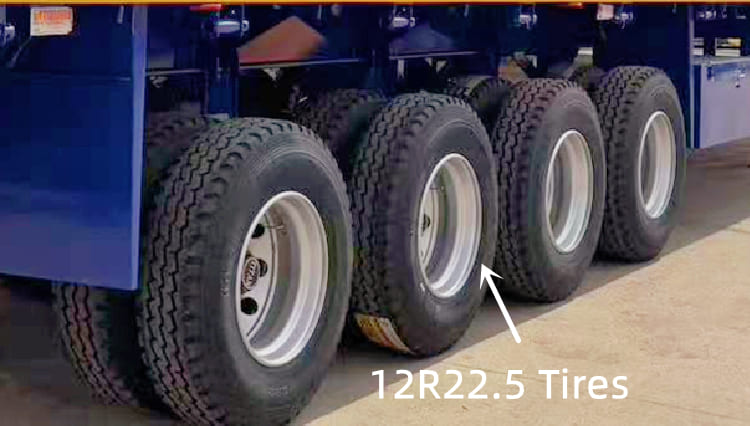 赞比亚40英尺平板集装箱拖车价格