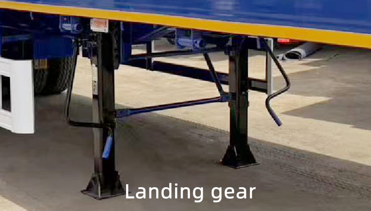 赞比亚40英尺平板集装箱拖车价格