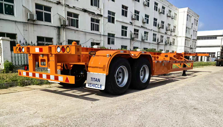 坦桑尼亚出售40英尺集装箱运输拖车