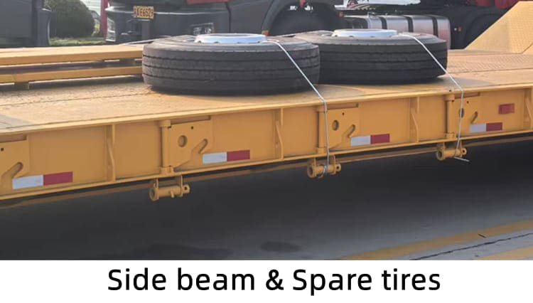 3 Axle 60 Ton Gooseneck Lowboy Trailer for Sale in Tanzania