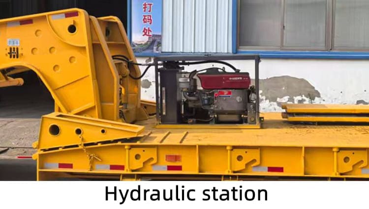 3 Axle 60 Ton Gooseneck Lowboy Trailer for Sale in Tanzania