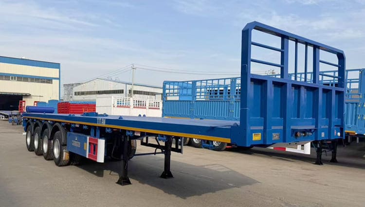 牙买加出售40英尺卡车平板拖车