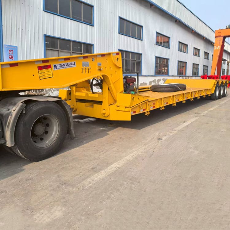 3 Axle 60 Ton Gooseneck Lowboy Trailer