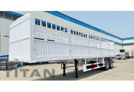 2 Axle Fence Cargo Semi Trailer will be sent to Tanzania