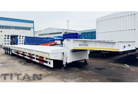 80 Tons Lowbed Semi Trailer will be sent to Philippines