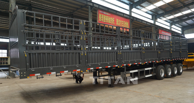 TITAN 3 axle 60t grain super link semi trailers | cargo trailer for sale