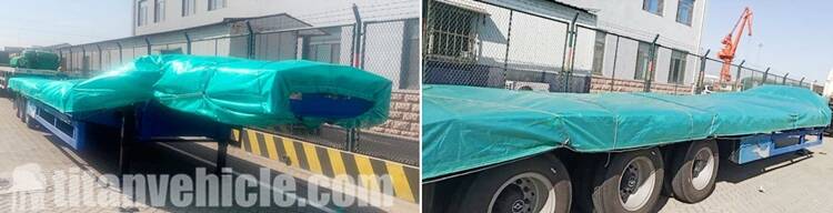 Rain Cloth of Low bed Trailer