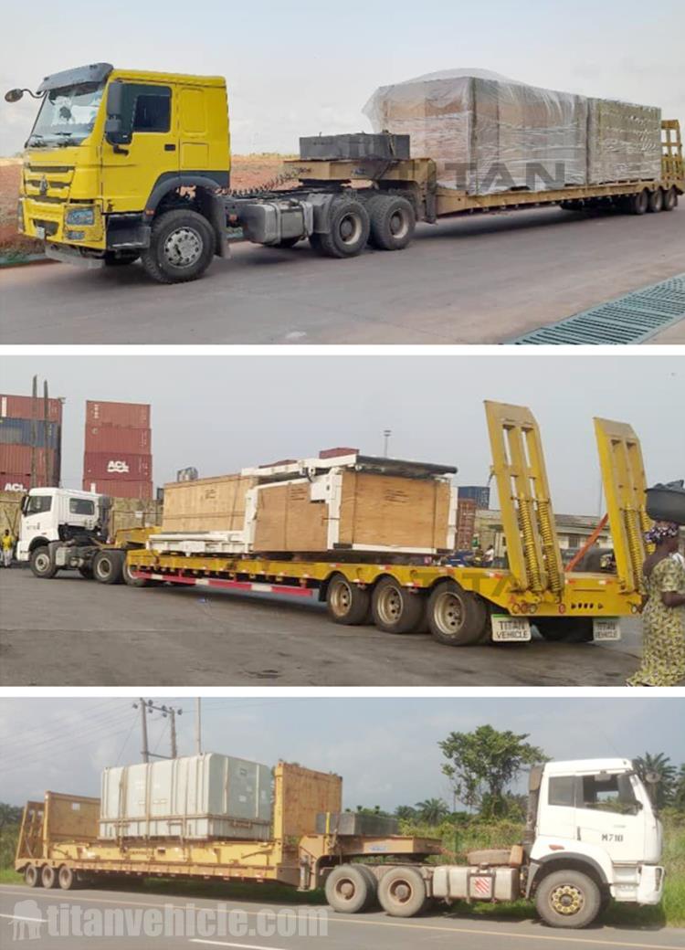 3 Line 6 Axle 100 Ton Low Loader Trailer for Sale In Nigeria Abuja