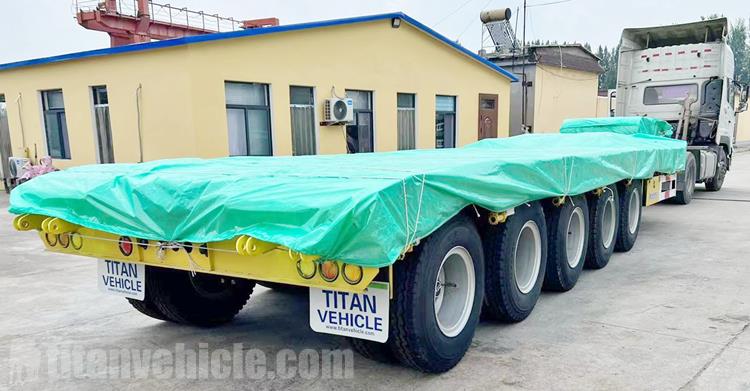 5 Axle 100 Ton Low Bed Truck for Sale In Ghana Tema