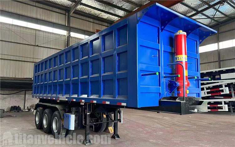 Tri Axle 33CBM Semi Dump Trailers for Sale in Benin