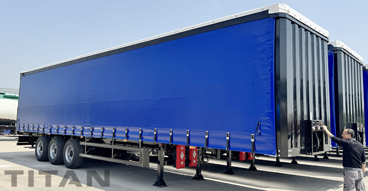 3 Axle Curtain Side Trailer for Sale in Panama