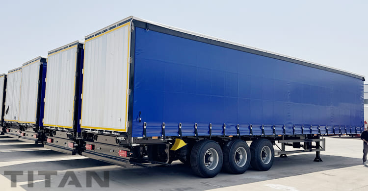 3 Axle Curtain Side Trailer for Sale in Panama