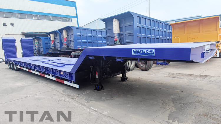 3 Axle 80 Tons Semi Low Loader Trailer for Sale in Zimbabwe