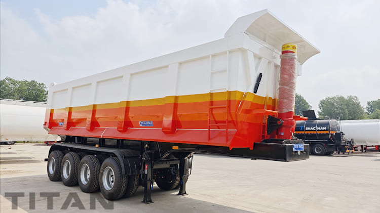 4 Axle Hydraulic End Dump Trailer for Sale in Trinidad