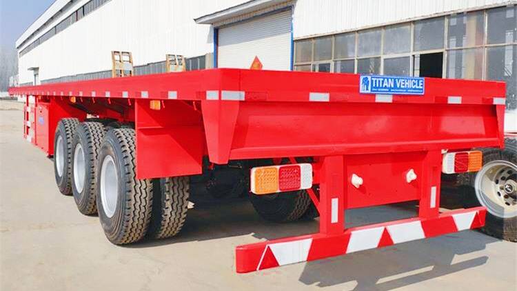 3 Alxe 40ft Flatbed Trailer for Sale Near Me Price