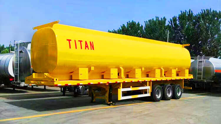 3 Axle 45000 Liters Diesel Tanker Trailer for Sale Suppliers