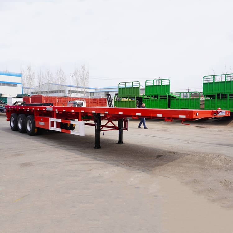 3 Axle 40 Ft Flatbed Trailers for Sale 