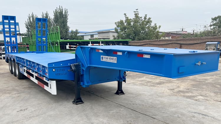3 Axle 60 Tons Low Bed Trailer