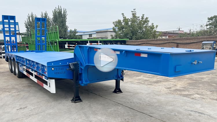3 Axle 60 Tons Low Bed Traile
