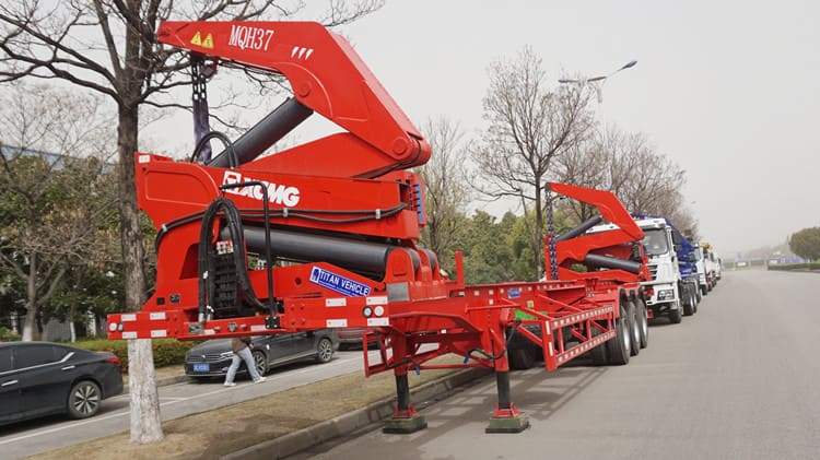 3 Axle 40 Ft Container Side Loader Trailer for Sale in Nigeria