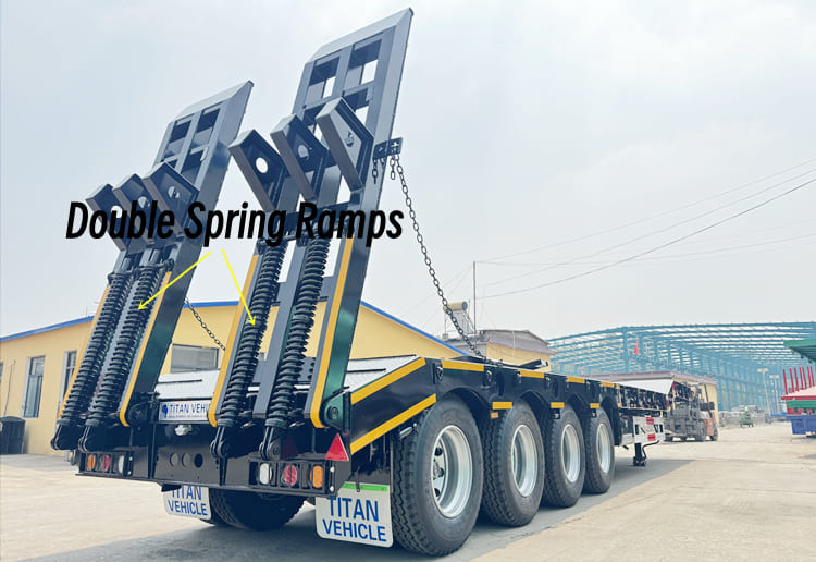 100 Tons 4 Axle Semi Low Loader Trailer for Sale in Zimbabwe